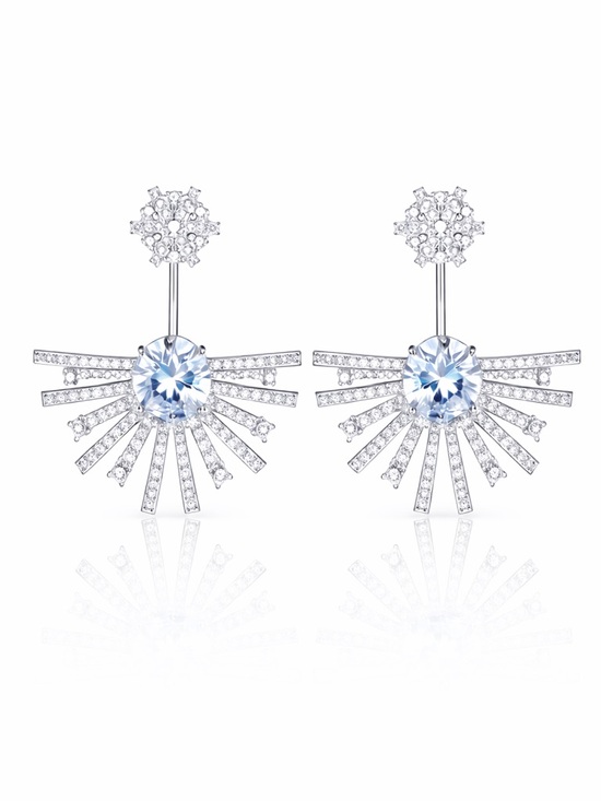 Jewelry - Swarovski Crystals The Marin Versatile Fan Earrings